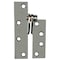 Global Door Controls 4 in. Brushed Chrome Left-Handed Reinforcing Hinge CP-RPLH-26D - alternate 1